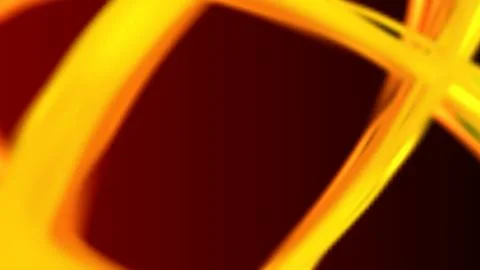 Vibrant yellow lines intersecting on dark red background Stock Illustration