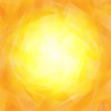 Vibrant yellow orange background with triangles Stock Illustration