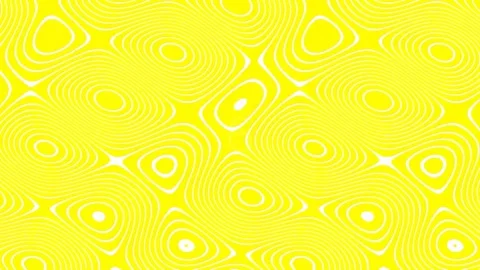 Vibrant Yellow Seamless Abstract Line Pattern Background for Design Stock Footage 342208101