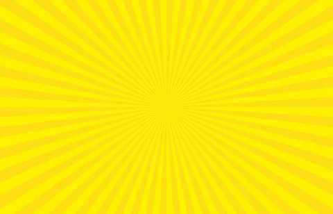 Vibrant Yellow Sunburst Pattern Background Иллюстрация