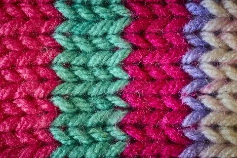 Vibrant zig zag Textile Pattern with Dynamic Texture Top Down View Stock Photos