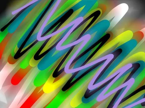 "Vibrant Zigzag Energy" 写真素材