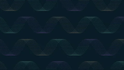 Vibrant zigzag pattern with blue, purple, and green lines Stock Footage 258919897