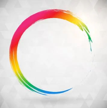 Vibrat color abstract background width triangle shapes. vector illustration. イラスト素材