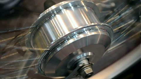 Vibrated and rotated round device, technology. Video stock 48428399