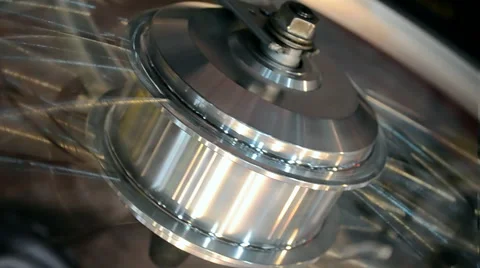 Vibrated and rotated round device, technology. Stock Footage 48428419