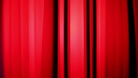 Vibrating elastic red stripes, accelerating and decelerating Stock Footage 70024242