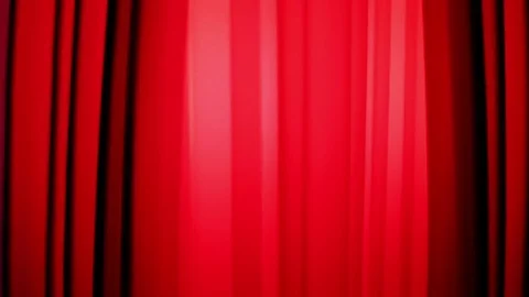 Vibrating elastic red stripes, accelerating and decelerating Stock Footage 70024998