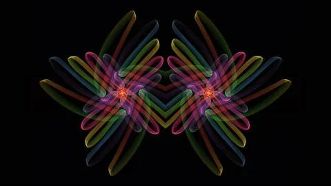 Vibrating kaleidoscope Stock Footage 136507739