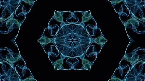 Vibrating kaleidoscope Stock Footage 136507747