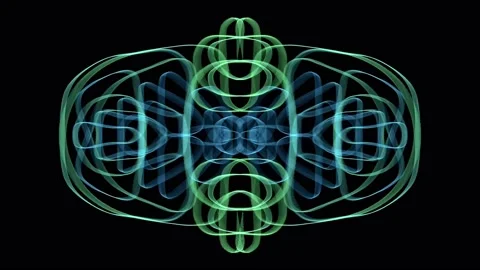 Vibrating kaleidoscope Stock Footage 136507748