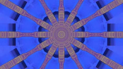 Vibrating kaleidoscope Stock Footage 136507761