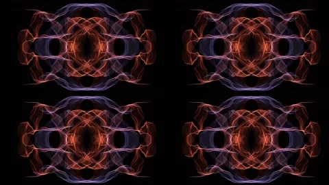 Vibrating kaleidoscope Stock Footage 136507777