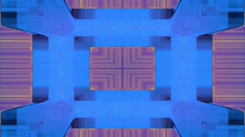 Vibrating kaleidoscope Stock Footage 136507805