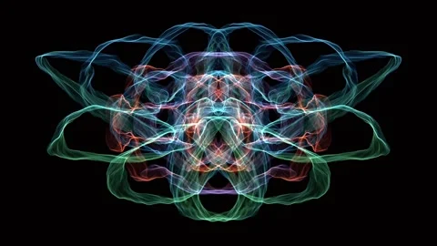 Vibrating kaleidoscope Stock Footage 136507826