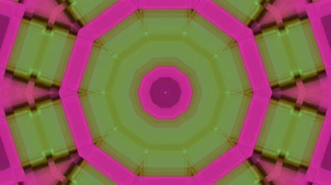 Vibrating kaleidoscope Stock Footage 136507830