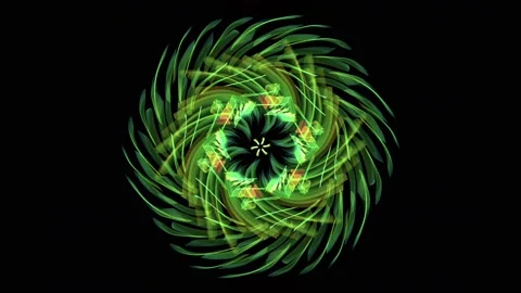 Vibrating kaleidoscope Stock Footage 136507831