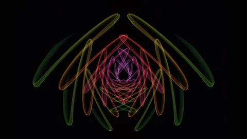 Vibrating kaleidoscope Stock Footage 136507864