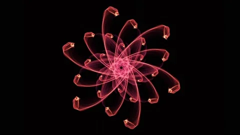 Vibrating kaleidoscope Stock Footage 136507870