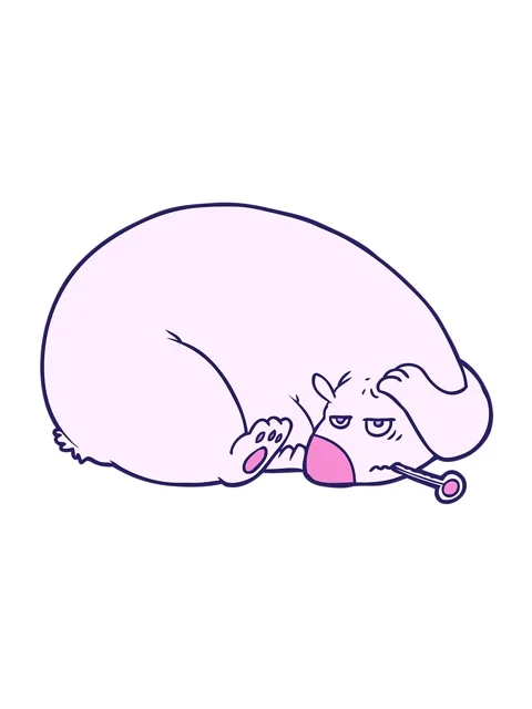 Vibrating motion animation of bear with a sore head Stock Footage 324180770