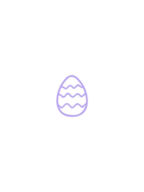 Vibrating motion animation of cartoon painted easter egg icon Stock Footage 324181496