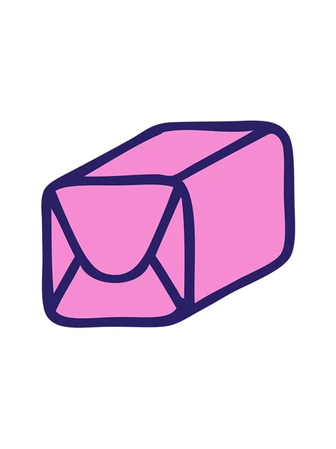 Vibrating motion animation of cartoon of a paper parcel Video stock 323592963