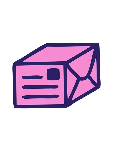 Vibrating motion animation of cute cartoon of a paper parcel Stock Footage 324049116
