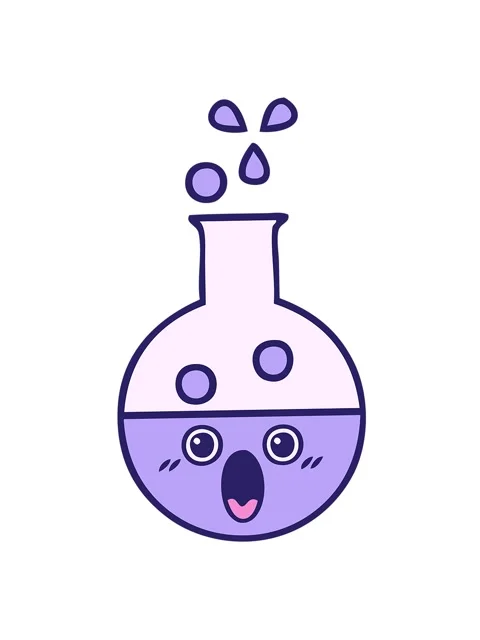 Vibrating motion animation of cute cartoon of a test tube Stock Footage 324234328