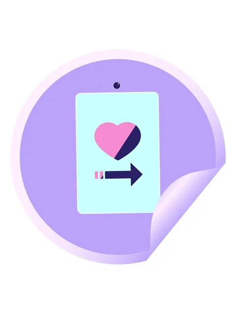 Vibrating motion animation of dating app on cell phone graphic vector illus.. Stock Footage 324075270
