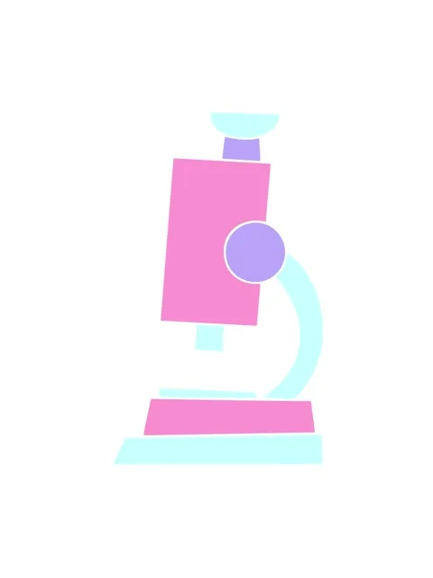 Vibrating motion animation of flat symbol of a science microscope icon Stock Footage 324084309