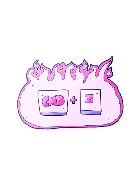 Vibrating motion animation of freehand drawn cartoon command Z function 動画素材 324156400