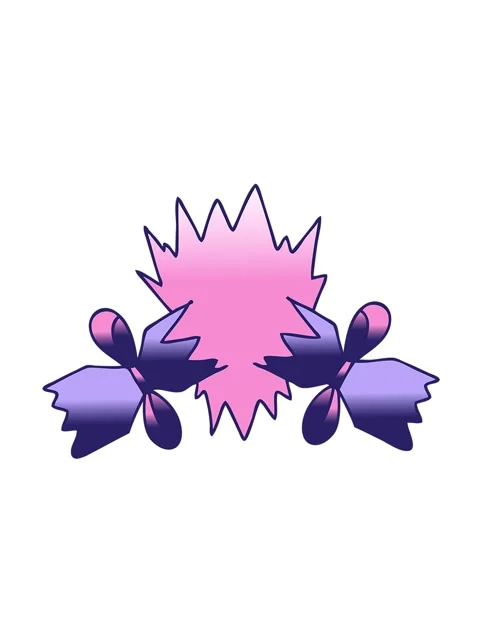 Vibrating motion animation of gradient shaded quirky cartoon pulled cracker Stock Footage 324288001