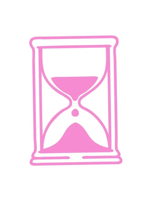 Vibrating motion animation of line doodle of an hourglass running sand icon Stock Footage 324233389