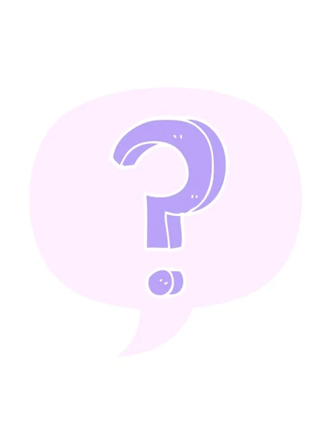 Vibrating motion animation of question mark with speech bubble in retro style Video stock 324202408