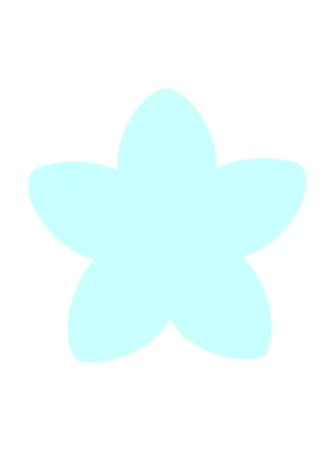 Vibrating motion animation of a single japanese flowerillustration Video stock 324443601