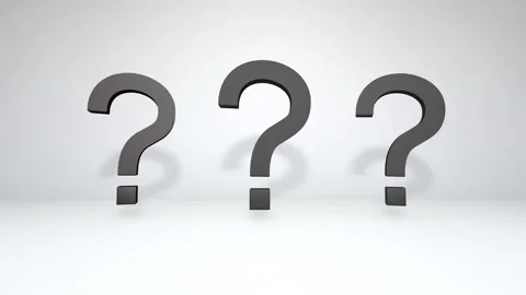 Vibrating Question Marks Stock Footage 247567007