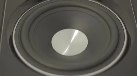 Vibrating speaker 2 스톡 동영상 10589696