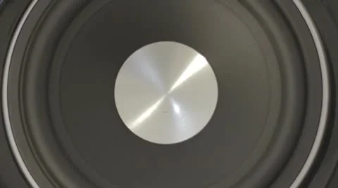 Vibrating speaker Stock Footage 10589705