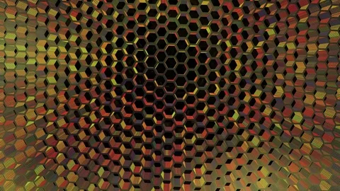 Vibrating,rotating multi colored background Stock Footage 81015881