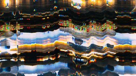 Vibration noise glitch texture interference design Stock Illustration