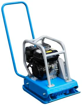 Vibration plate compactor cutout Stock Photos