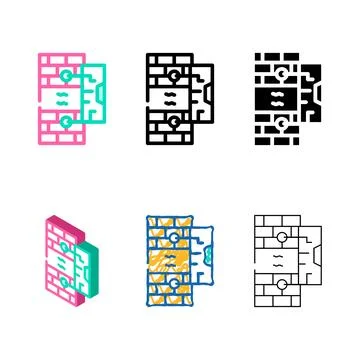 Vibration sensor color icon vector color series Illustrazione stock
