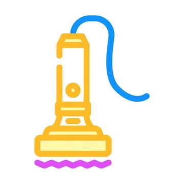 Vibration sensor module color icon vector illustration Stock Illustration