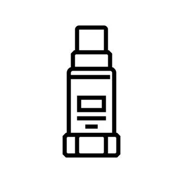 Vibration sensor module line icon vector illustration Stock Illustration