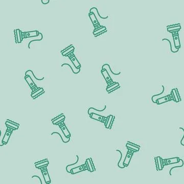 Vibration sensor module line vector seamless pattern イラスト素材