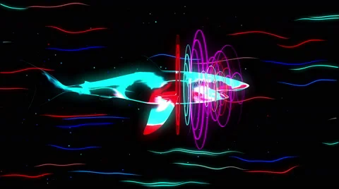 Vibration Shark Video stock 68365672