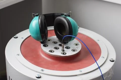 Vibration system shaker 스톡 사진