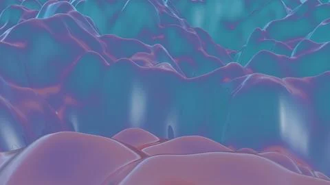 Vibrational waves of abstract forms representing the resonance achieved when  Stock Illustration
