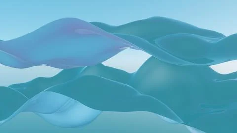 Vibrational waves of abstract forms representing the resonance achieved when  Stock Illustration