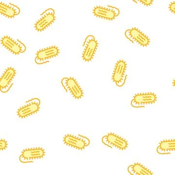 Vibrio cholerae color icon vector isolated illustration Illustrazione stock